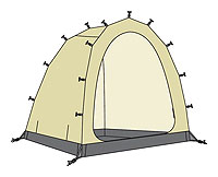 Палатка: VauDe Drive Base Innertent